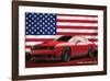 Chrysler - Challenger Hellcat-null-Framed Art Print