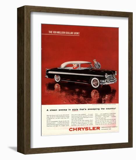 Chrysler- Clean Sweep in Style-null-Framed Art Print