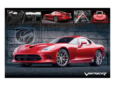 DODGE VIPER SRT CAR POSTER AA308 Photo Picture Poster Print Art A0 to A4