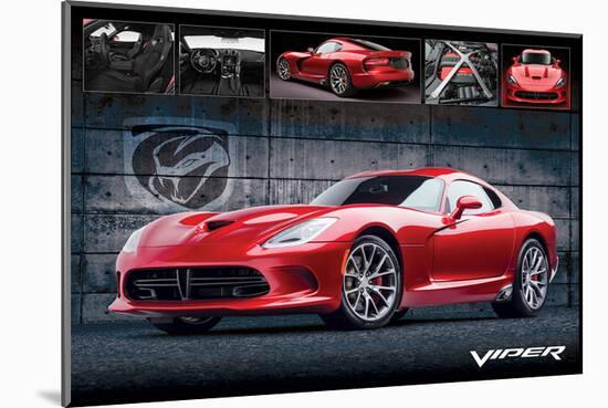 Chrysler - Dodge Viper-null-Mounted Art Print