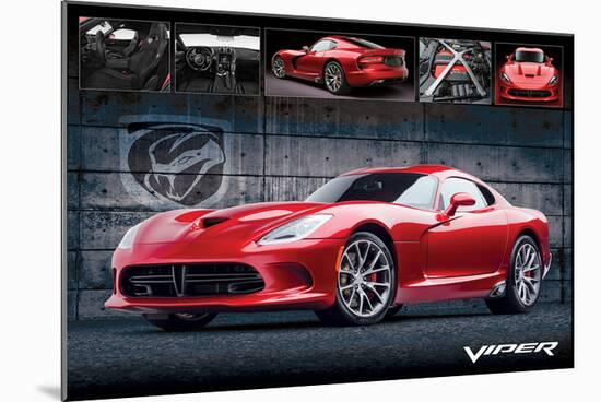 Chrysler - Dodge Viper-null-Mounted Art Print