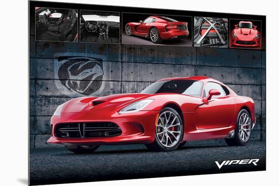 Chrysler - Dodge Viper-null-Mounted Art Print