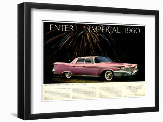 Chrysler Enter! Imperial 1960-null-Framed Art Print