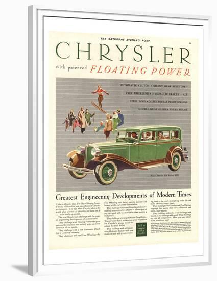 Chrysler Floating Power-null-Framed Premium Giclee Print