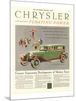 Chrysler Floating Power-null-Mounted Premium Giclee Print