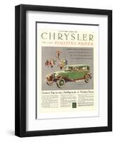 Chrysler Floating Power-null-Framed Art Print