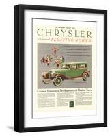 Chrysler Floating Power-null-Framed Art Print