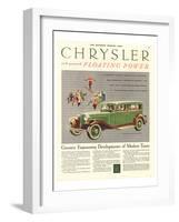 Chrysler Floating Power-null-Framed Art Print