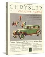 Chrysler Floating Power-null-Stretched Canvas
