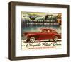 Chrysler Fluid Drive - Niagara-null-Framed Art Print