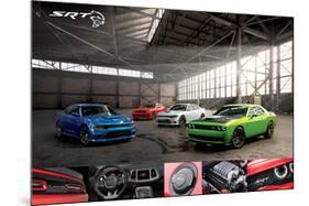 Chrysler - Hellcats SRT-null-Mounted Art Print