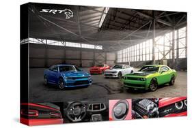 Chrysler - Hellcats SRT-null-Stretched Canvas