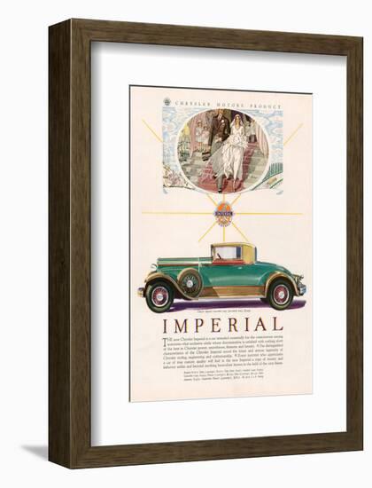 Chrysler Imperial Convertible-null-Framed Art Print