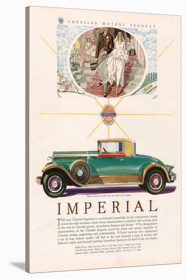 Chrysler Imperial Convertible-null-Stretched Canvas