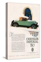 Chrysler Imperial, Magazine Advertisement, USA, 1927-null-Stretched Canvas