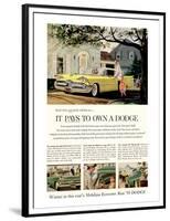 Chrysler It Pays to Own Dodge-null-Framed Premium Giclee Print