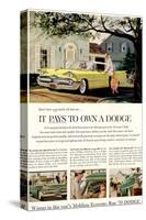 Chrysler It Pays to Own Dodge-null-Stretched Canvas