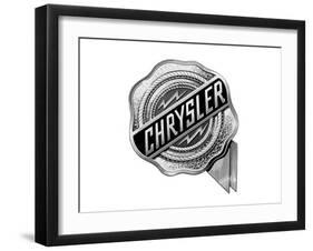 Chrysler Logo-null-Framed Art Print