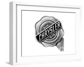Chrysler Logo-null-Framed Art Print