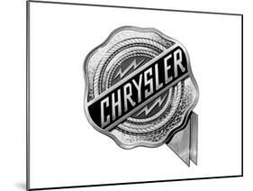 Chrysler Logo-null-Mounted Art Print