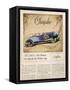 Chrysler, Magazine Advertisement, USA, 1928-null-Framed Stretched Canvas