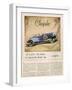 Chrysler, Magazine Advertisement, USA, 1928-null-Framed Giclee Print