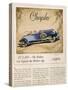 Chrysler, Magazine Advertisement, USA, 1928-null-Stretched Canvas