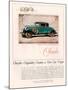 Chrysler, Magazine Advertisement, USA, 1928-null-Mounted Giclee Print