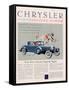 Chrysler, Magazine Advertisement, USA, 1932-null-Framed Stretched Canvas