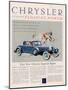 Chrysler, Magazine Advertisement, USA, 1932-null-Mounted Giclee Print