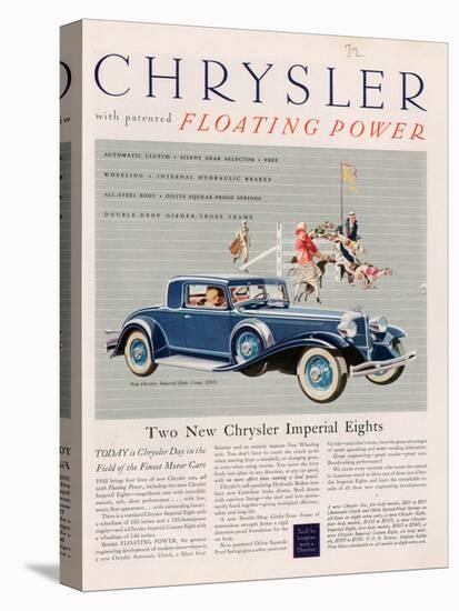 Chrysler, Magazine Advertisement, USA, 1932-null-Stretched Canvas