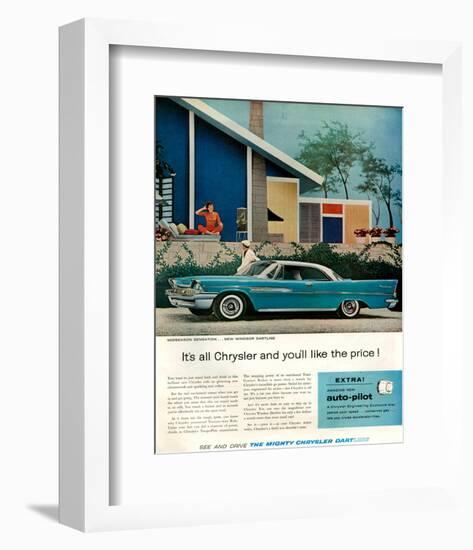 Chrysler New Windsor Dartline-null-Framed Art Print