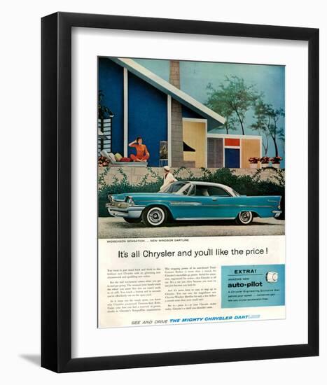 Chrysler New Windsor Dartline-null-Framed Art Print