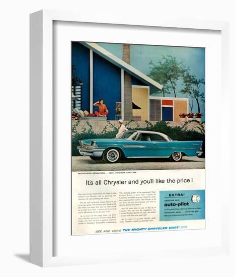 Chrysler New Windsor Dartline-null-Framed Art Print