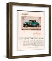 Chrysler Originality - New 75-null-Framed Art Print