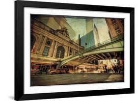 Chrysler Over Grand Central-Eric Wood-Framed Art Print
