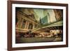 Chrysler Over Grand Central-Eric Wood-Framed Art Print