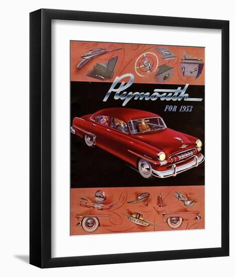 Chrysler Plymouth for 1953-null-Framed Art Print