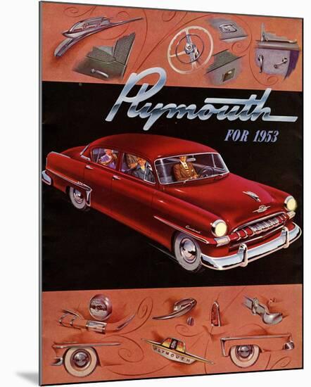 Chrysler Plymouth for 1953-null-Mounted Art Print