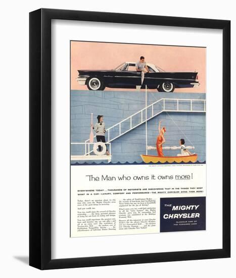 Chrysler Saratoga -The Man Who-null-Framed Art Print