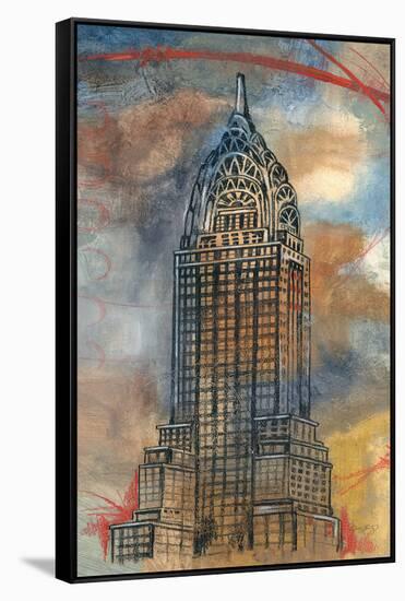 Chrysler Sketch-Edith Lentz-Framed Stretched Canvas