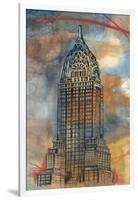 Chrysler Sketch-Edith Lentz-Framed Art Print