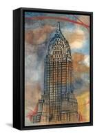 Chrysler Sketch-Edith Lentz-Framed Stretched Canvas