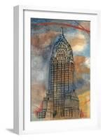 Chrysler Sketch-Edith Lentz-Framed Art Print