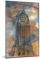 Chrysler Sketch-Edith Lentz-Mounted Art Print