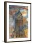 Chrysler Sketch-Edith Lentz-Framed Art Print