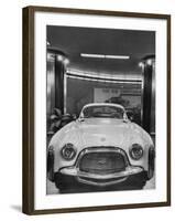 Chrysler "Special" Is an Experimental Model, Built in Italy, Standing in Showroom-null-Framed Photographic Print