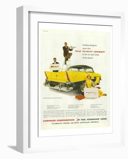 Chrysler - the Flight-Sweep-null-Framed Art Print