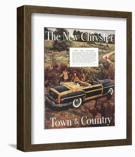 Chrysler Town & Country Conv.-null-Framed Art Print