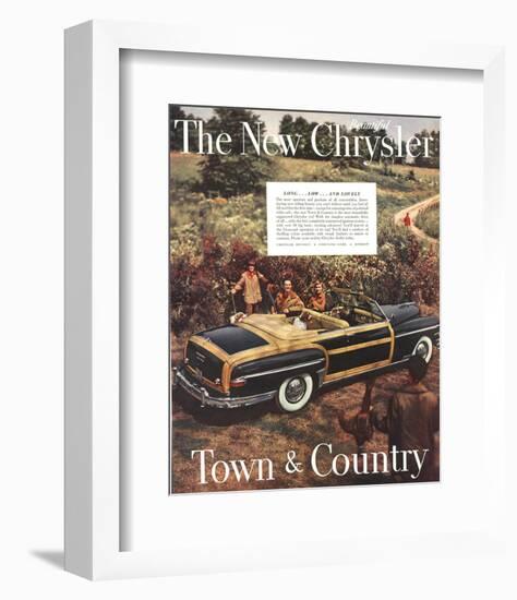 Chrysler Town & Country Conv.-null-Framed Art Print